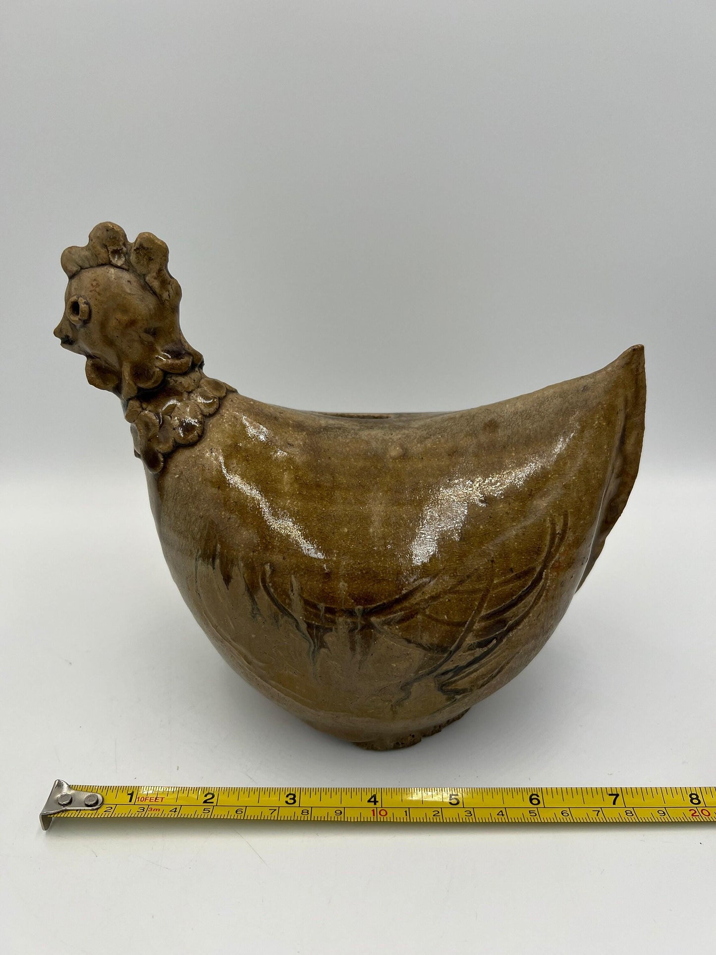 Chicken Piggy Bank: Retro Ceramic Animal - Farmhouse Decor