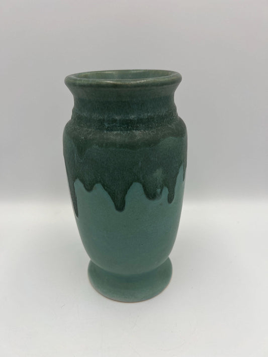 Roseville Carnelian I Green Drip Vase (c. 1910)
