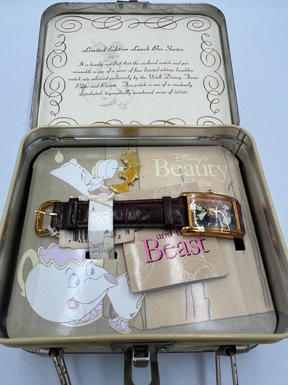 Beauty and the Beast Lunch Box Series w/ Watch and Pin, Limited Edition