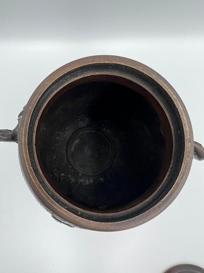 Chinese bronze 3-footed censer / incense burner
