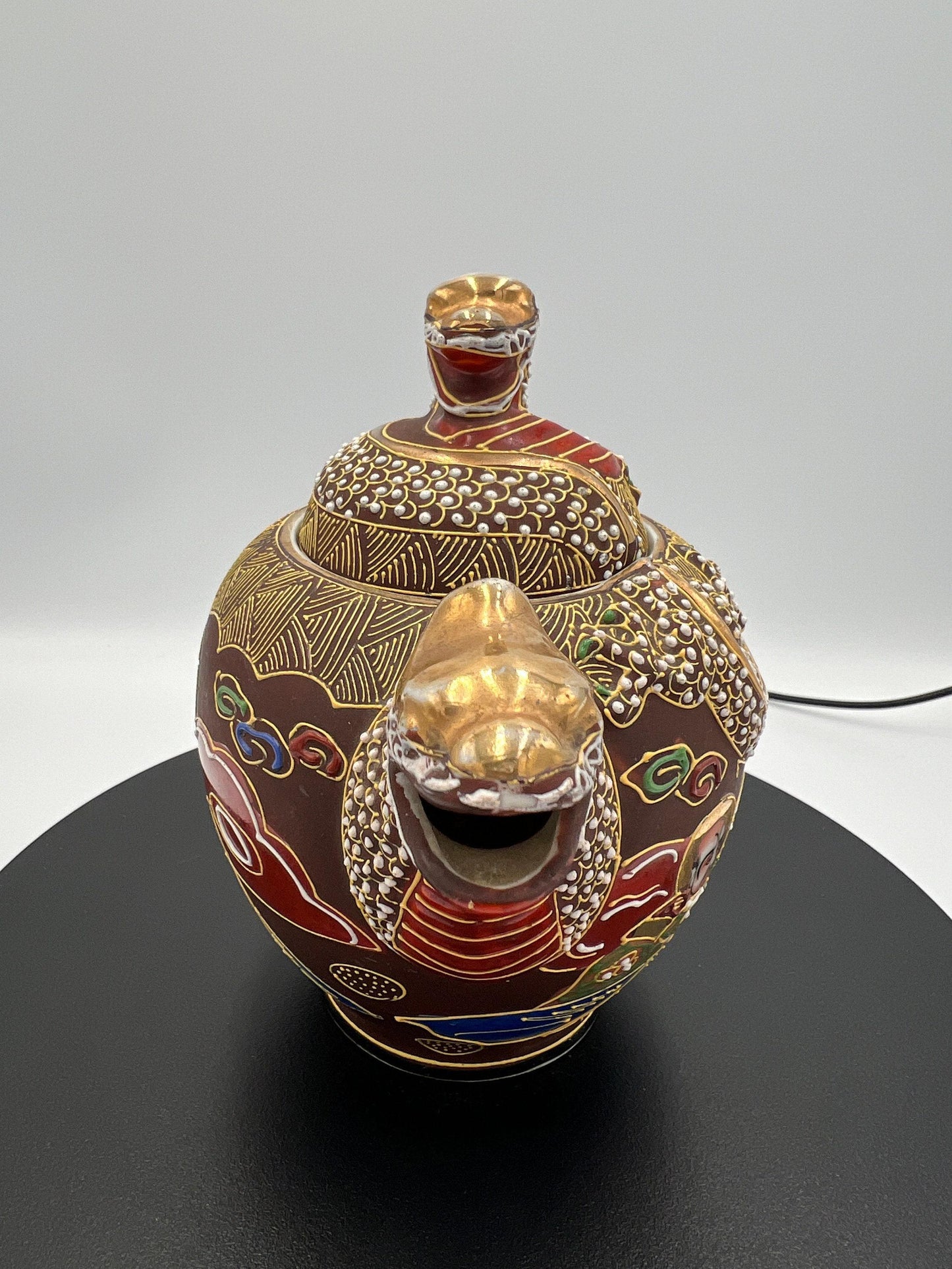 Vintage Moriage Dragonware Teapot, Made in Japan