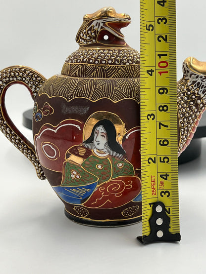 Vintage Moriage Dragonware Teapot, Made in Japan