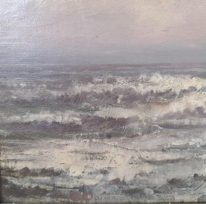 Framed Charles S. Dorion Original Oil on Canvas Signed Painting