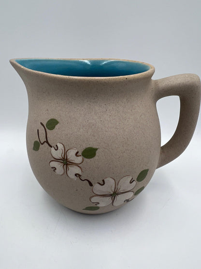 Pigeon Forge Pottery Tea Set, Blue & Yellow Glaze (5 Piece Collection)