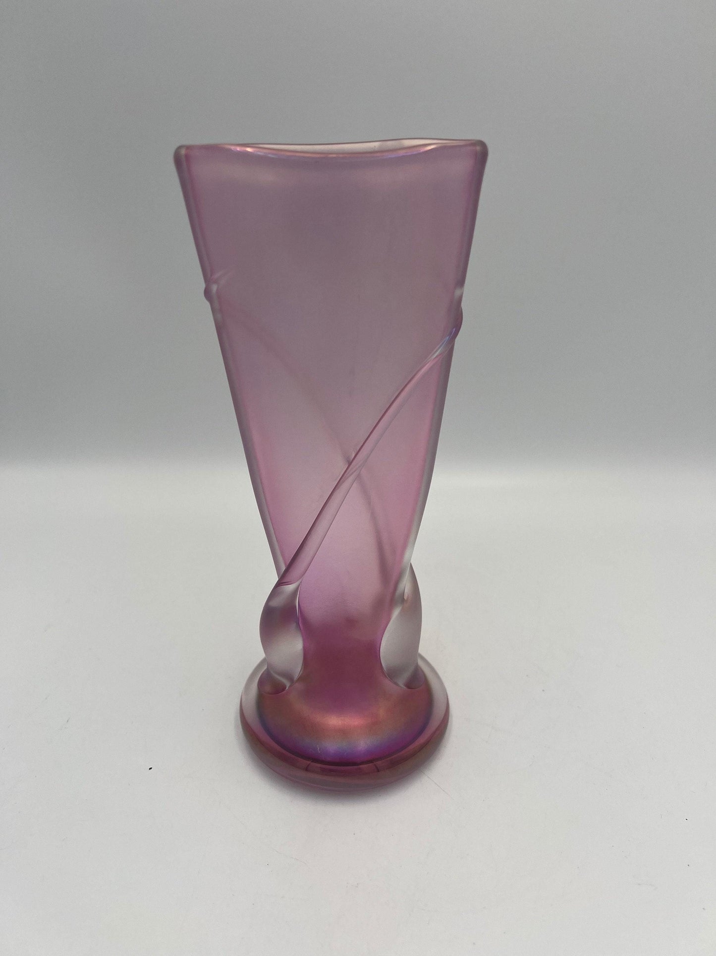 Beautiful Zellique Studio Art Glass Vase SIgned and Dated