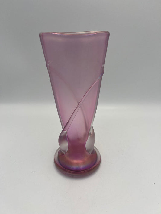 Zellique Studio Signed Art Glass Vase