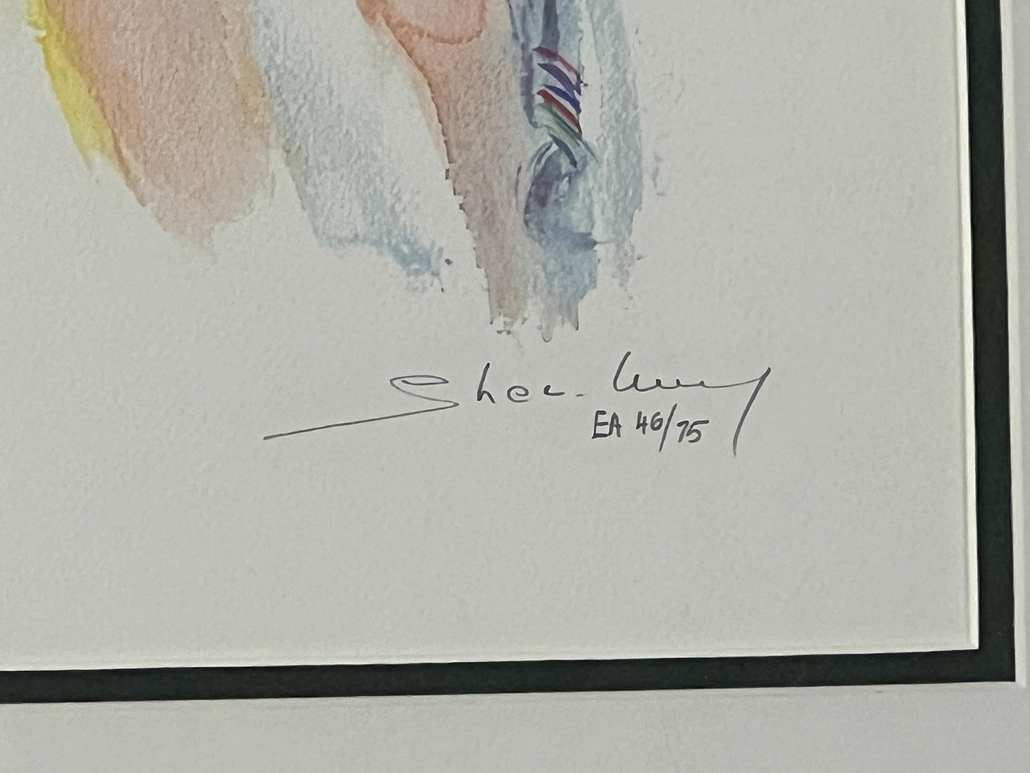 Shan-Merry Limited Edition Seriolithograph, "Souveraine"