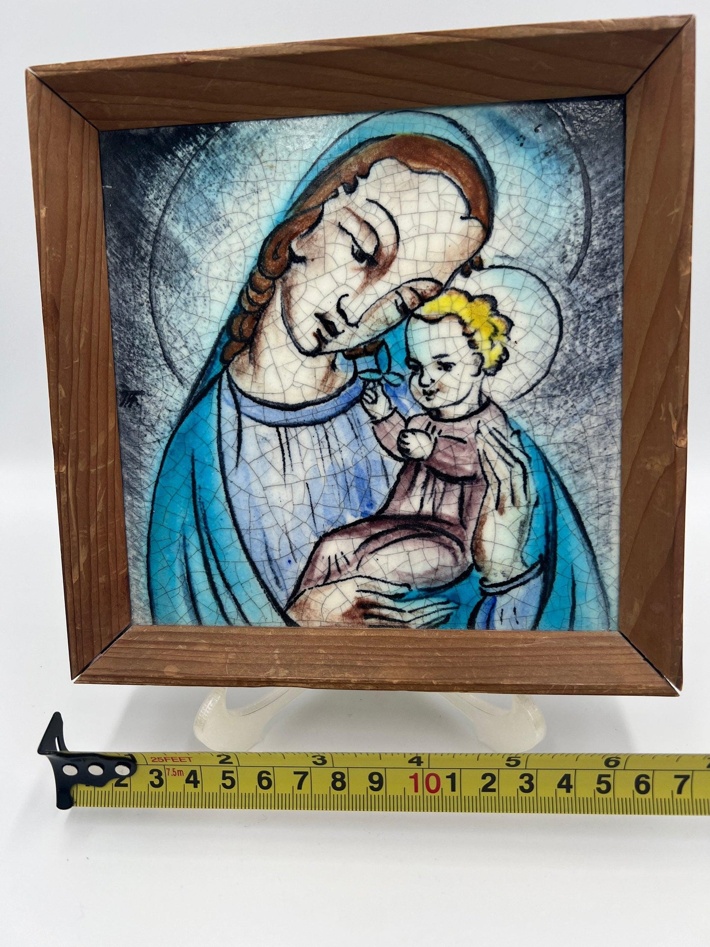 Faith Inspired Ceramic Tile: Christian Home Decor (6x6 Inch)