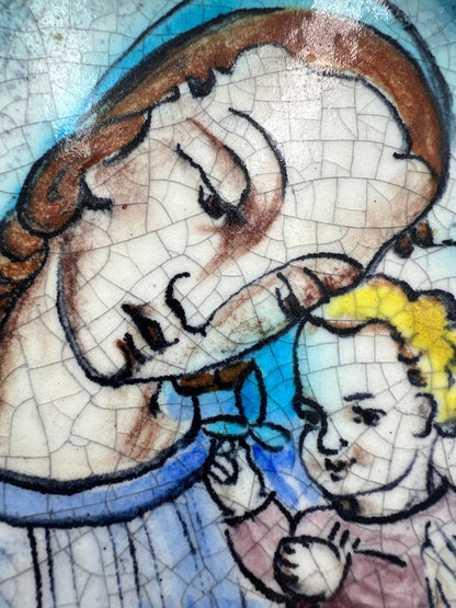Faith Inspired Ceramic Tile: Christian Home Decor (6x6 Inch)