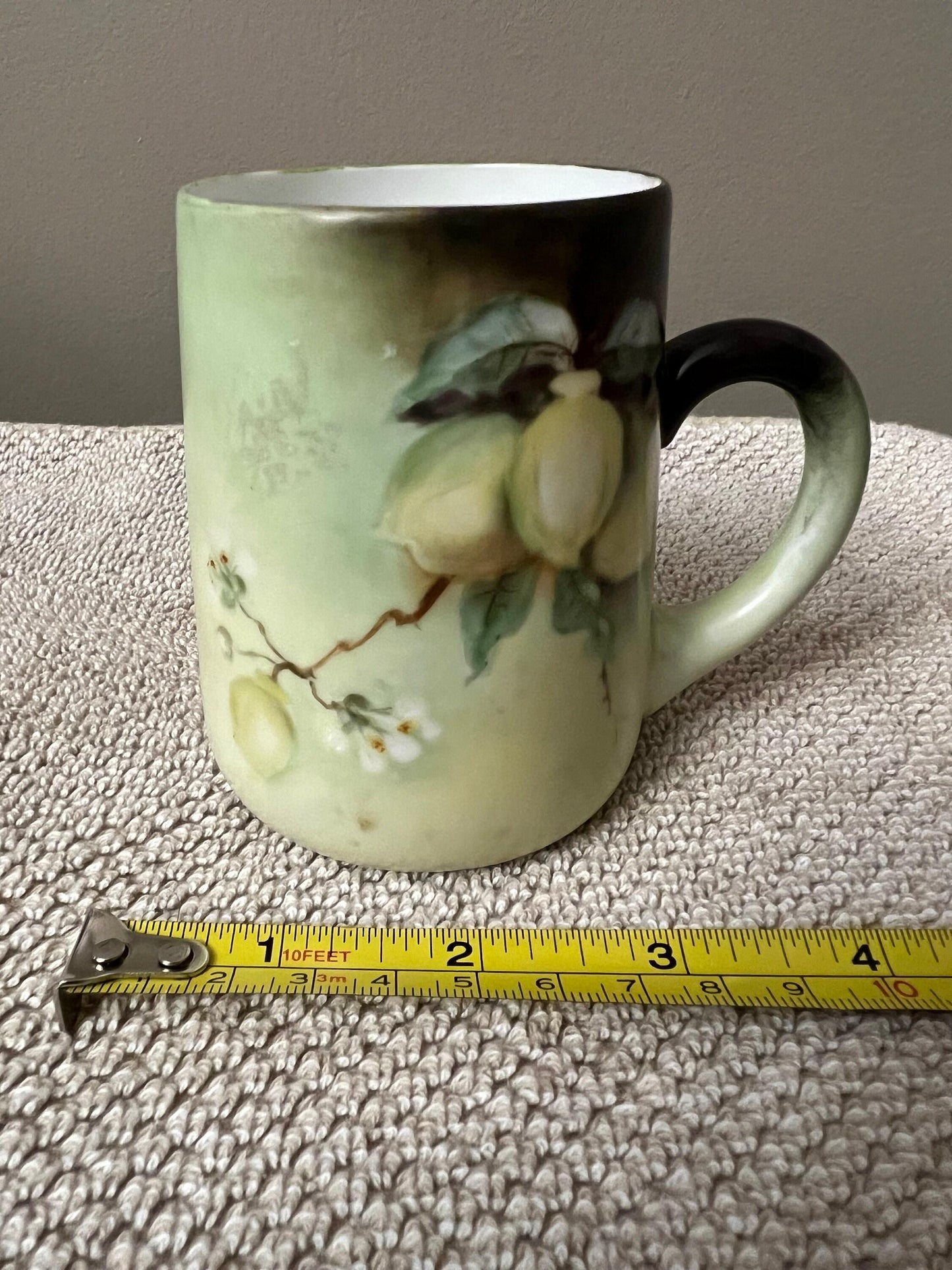 Bavarian, Hand-Painted Cider/Lemonade Pitcher/Jug with 6 cups VINTAGE