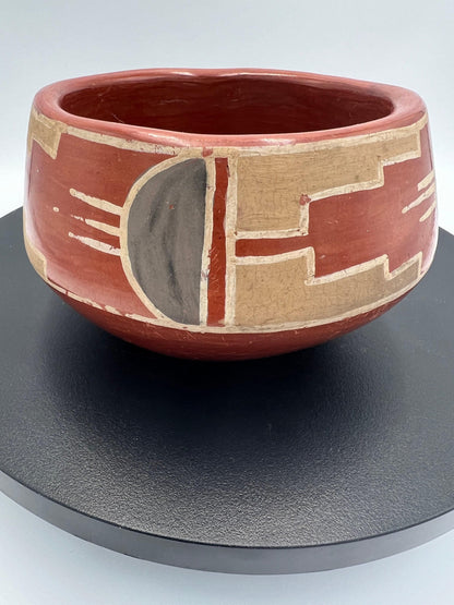 Native American Santa Clara Pueblo Pottery Bowl by Cresencia Tafoya | Unique Decor & Gift