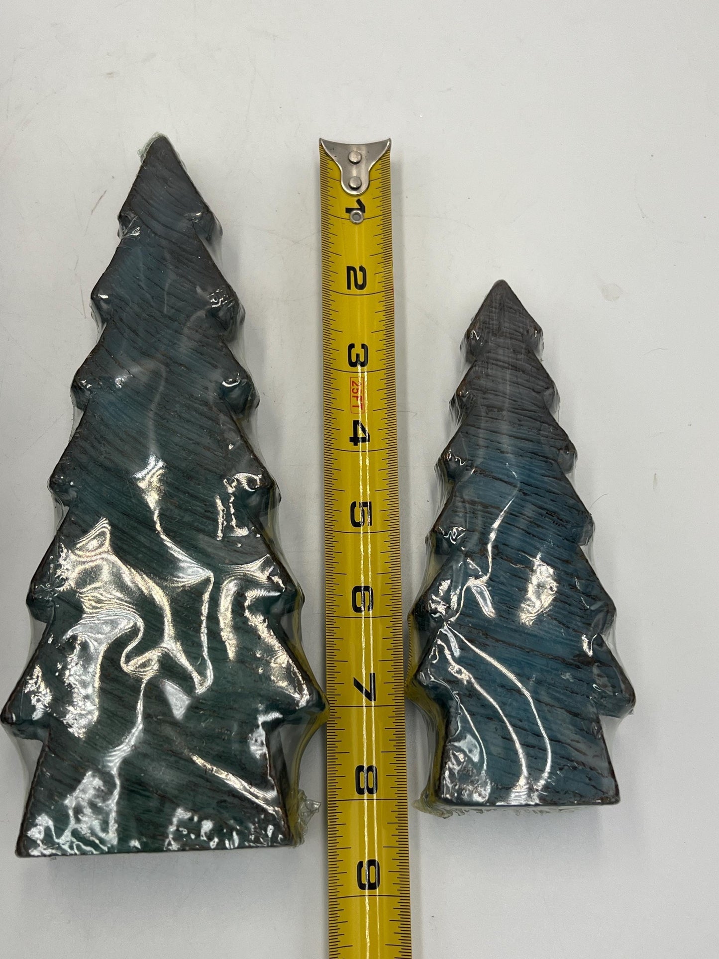 Valerie Parr Hill Candles Christmas Trees Set of 3 with Metal Sled