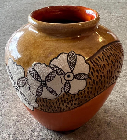Vintage Ceramic Flower Vase, Kelly King (artist)