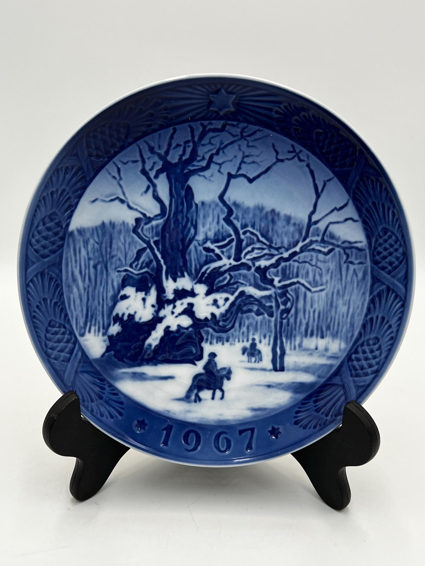 Vintage Royal Copenhagen Christmas Plates | Danish Blue & White Porcelain Collectible Plates | Sold Individually