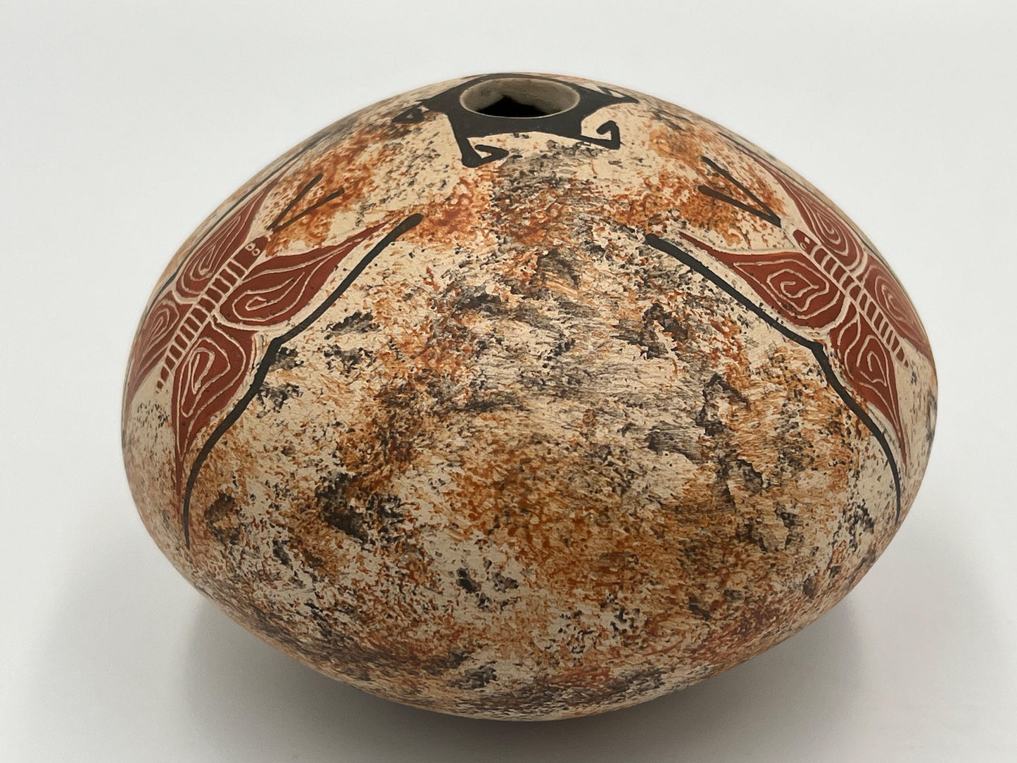 Mata Ortiz Pottery Vase: Handmade Mexican Art (Butterfly or Southwest Style)