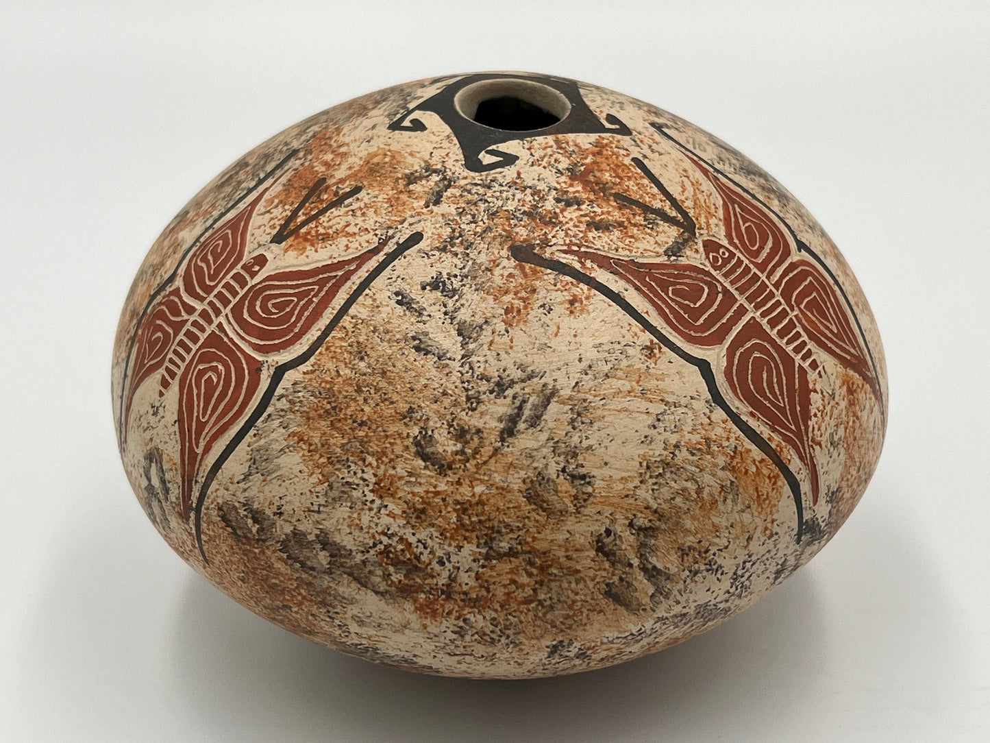 Mata Ortiz Pottery Vase: Handmade Mexican Art (Butterfly or Southwest Style)