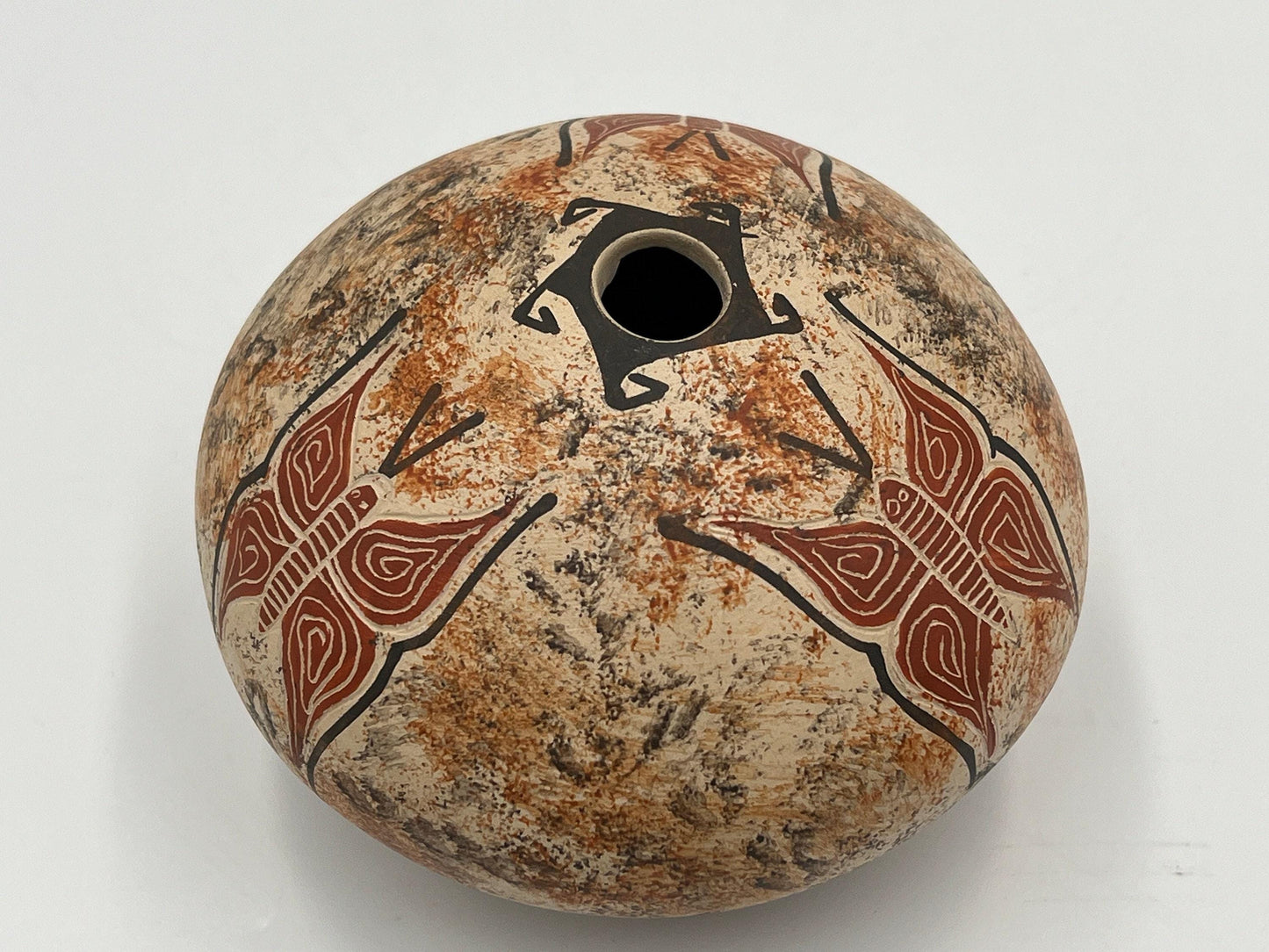 Mata Ortiz Pottery Vase: Handmade Mexican Art (Butterfly or Southwest Style)