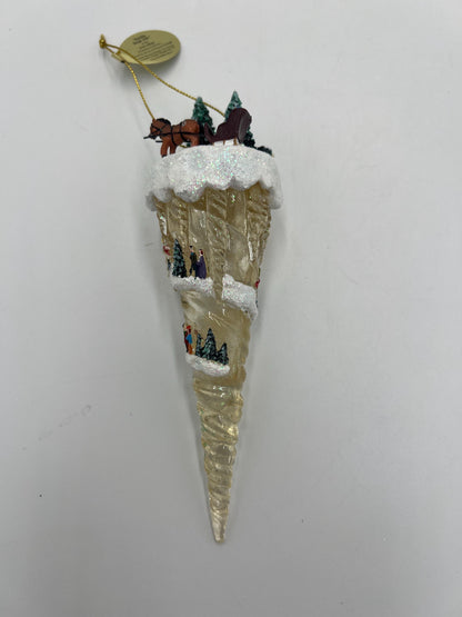 Thomas Kinkade Icicle Village Ornaments 3 Different Sets Available