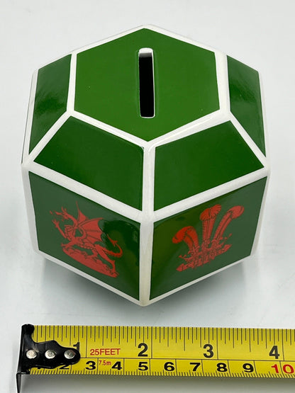 Prince Charles Investiture Bank: Vintage Wedgwood Green - Made in England