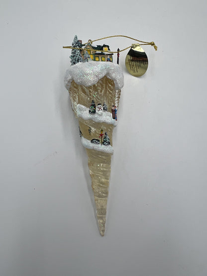 Thomas Kinkade Icicle Village Ornaments 3 Different Sets Available