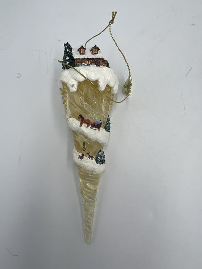 Thomas Kinkade Icicle Village Ornaments 3 Different Sets Available