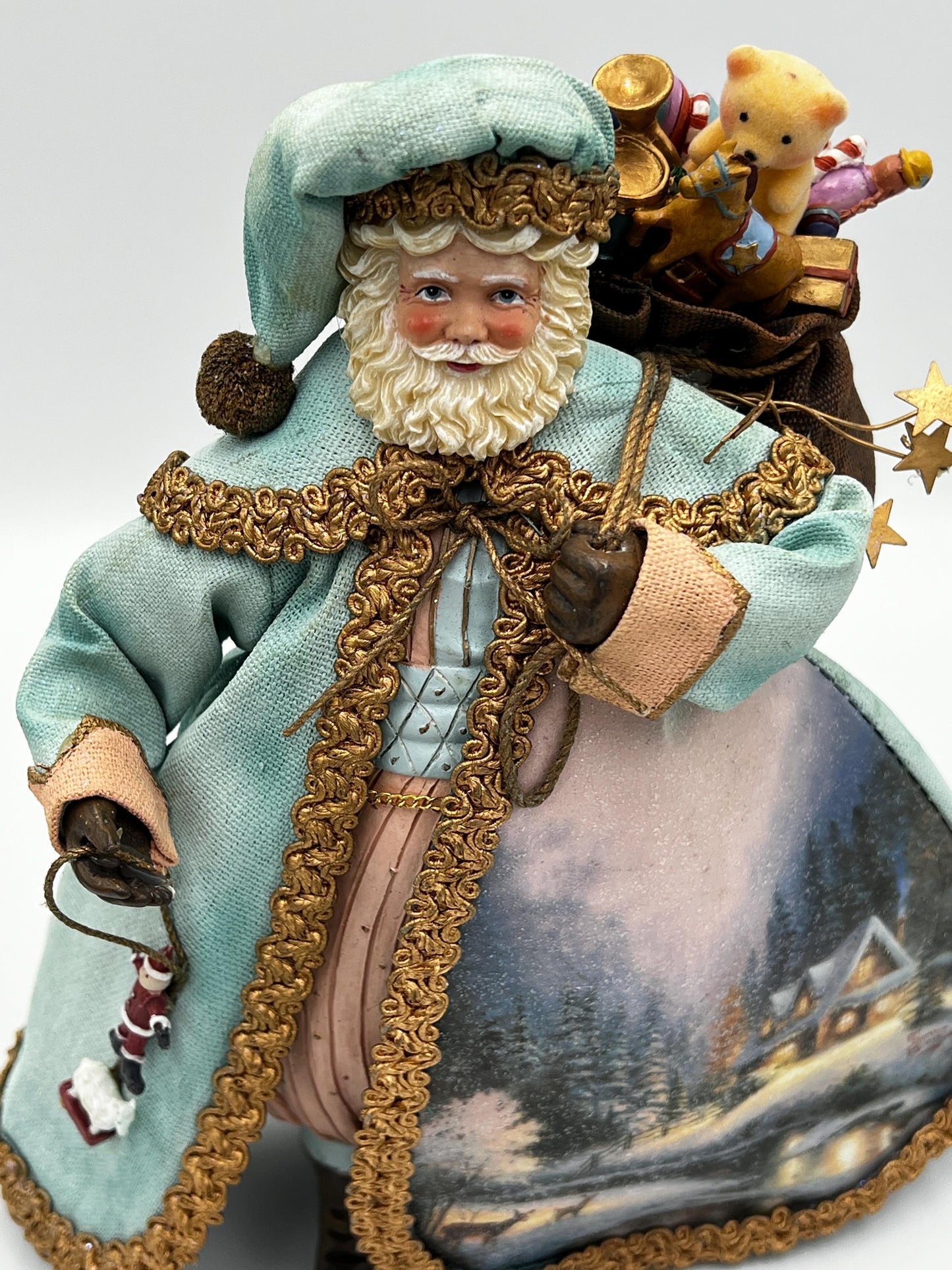 Thomas Kinkade Father Christmas Figurines | Bradford Exchange 2003 & 2005 Limited Editions (#7, #8, #15) | Sold Separately