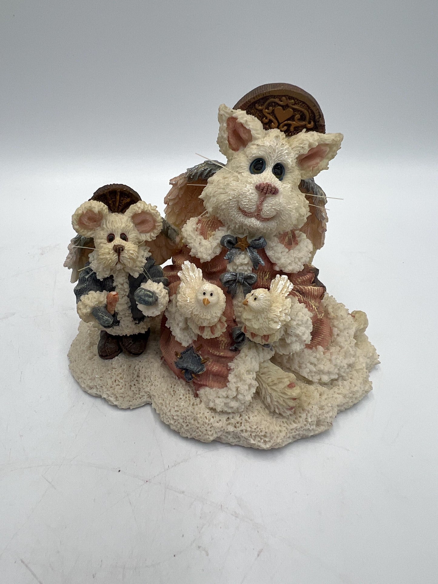 Boyd's Bears Resin Figurines, Vintage Friends Set (Lot of 6)