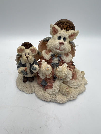 Boyd's Bears Resin Figurines, Vintage Friends Set (Lot of 6)