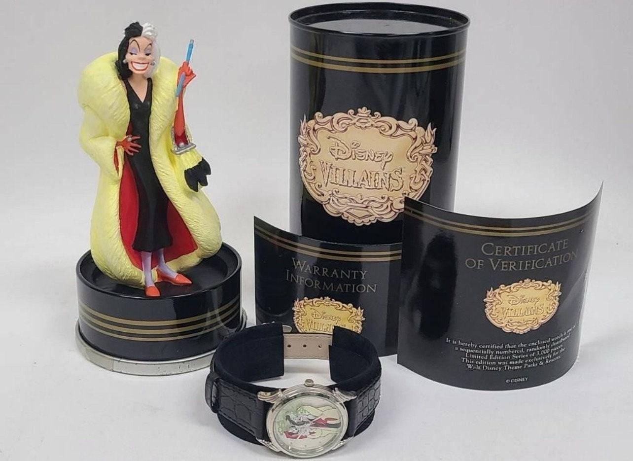 Cruella DeVil Watch and Figurine: Limited Edition Disney Villain
