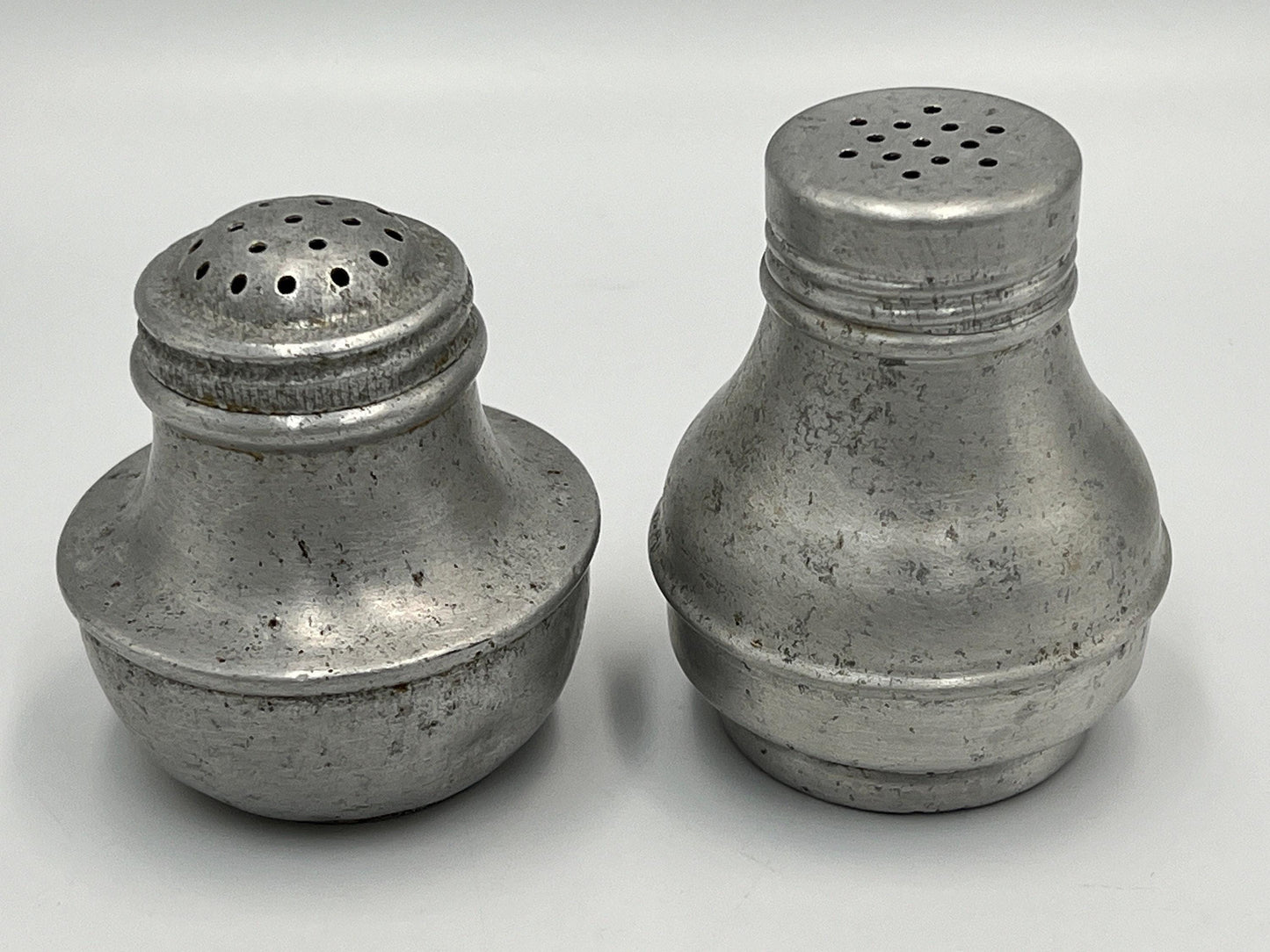 Mid Century Modern Salt and Pepper Shakers - Retro Ceramic Pair