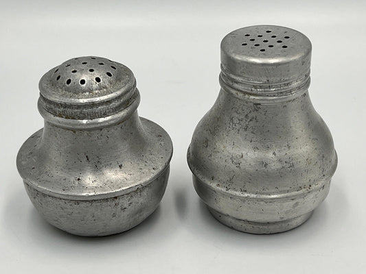 Mid Century Modern Salt and Pepper Shakers - Retro Ceramic Pair