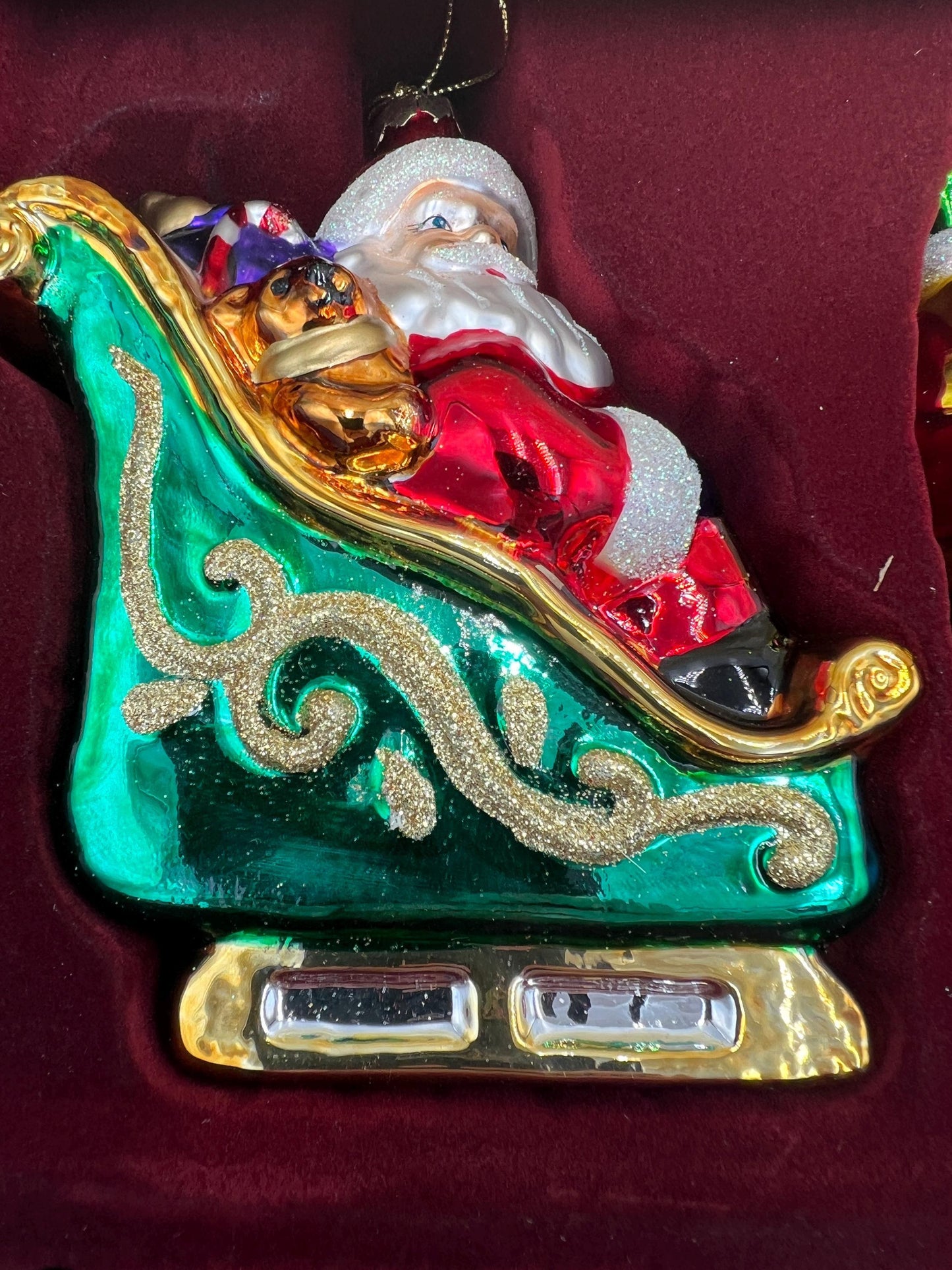 Vintage Thomas Pacconi Christmas Ornaments: Set of 3 Large 6-Inch