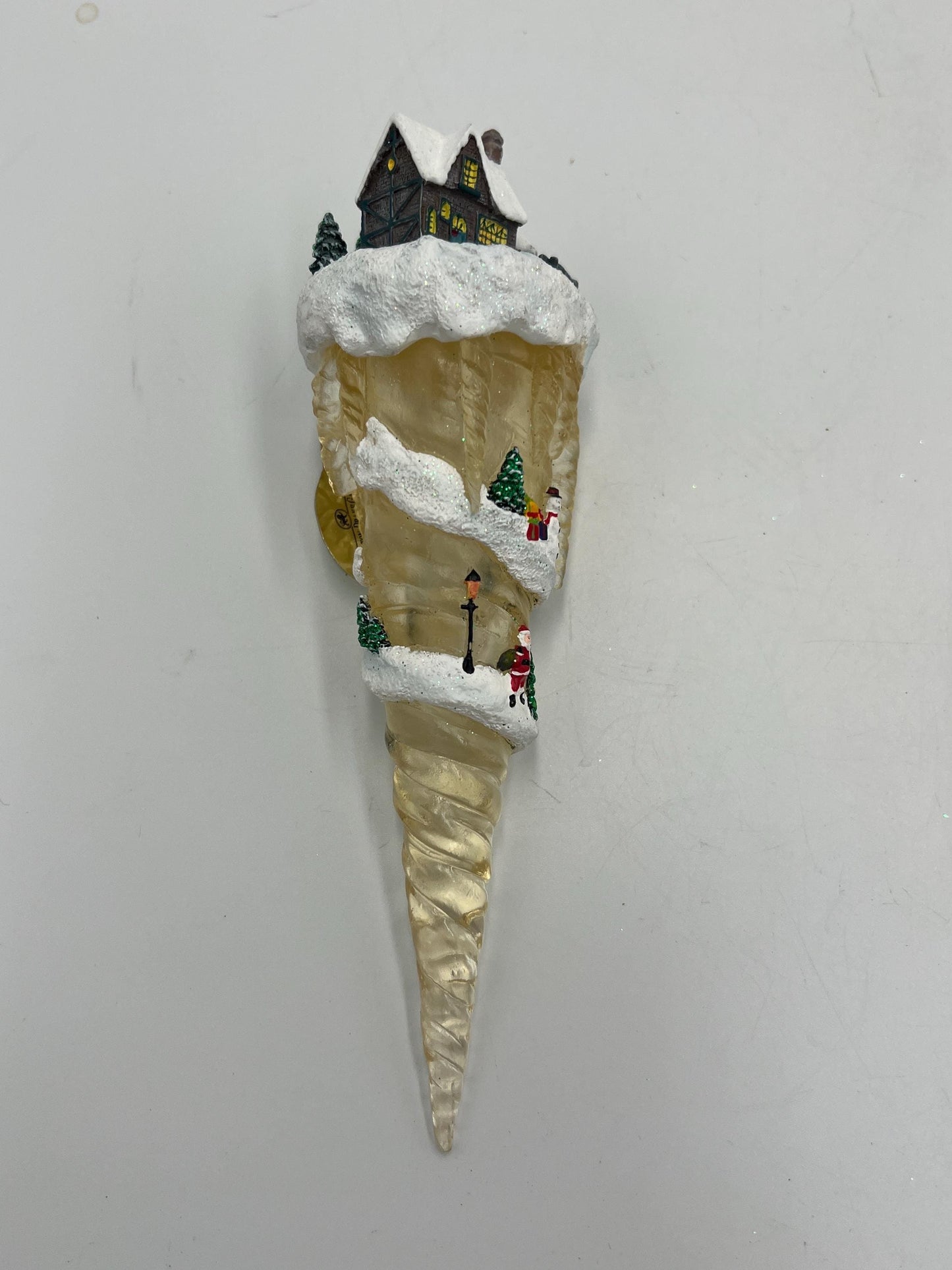 Thomas Kinkade Icicle Ornaments: Hand-Painted Village Scenes