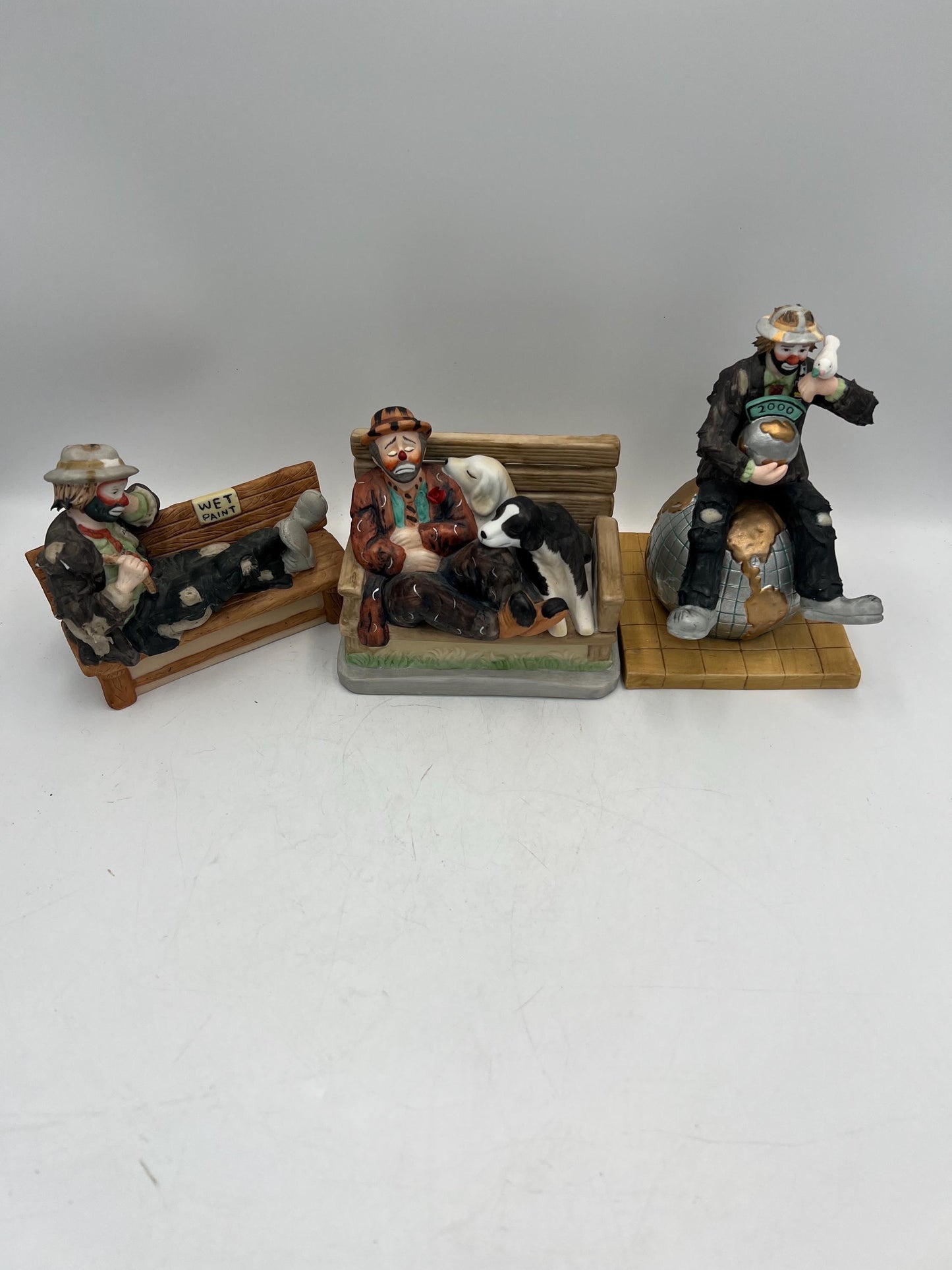 Emmett Kelly Jr, Porcelain Statues YOUR CHOICE