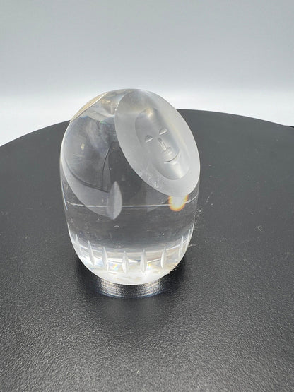 Eskimo Art Glass Sculpture: Norwegian Vintage Crystal (Small Paperweight)