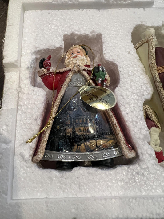 Thomas Kinkade Old World Santa Ornaments