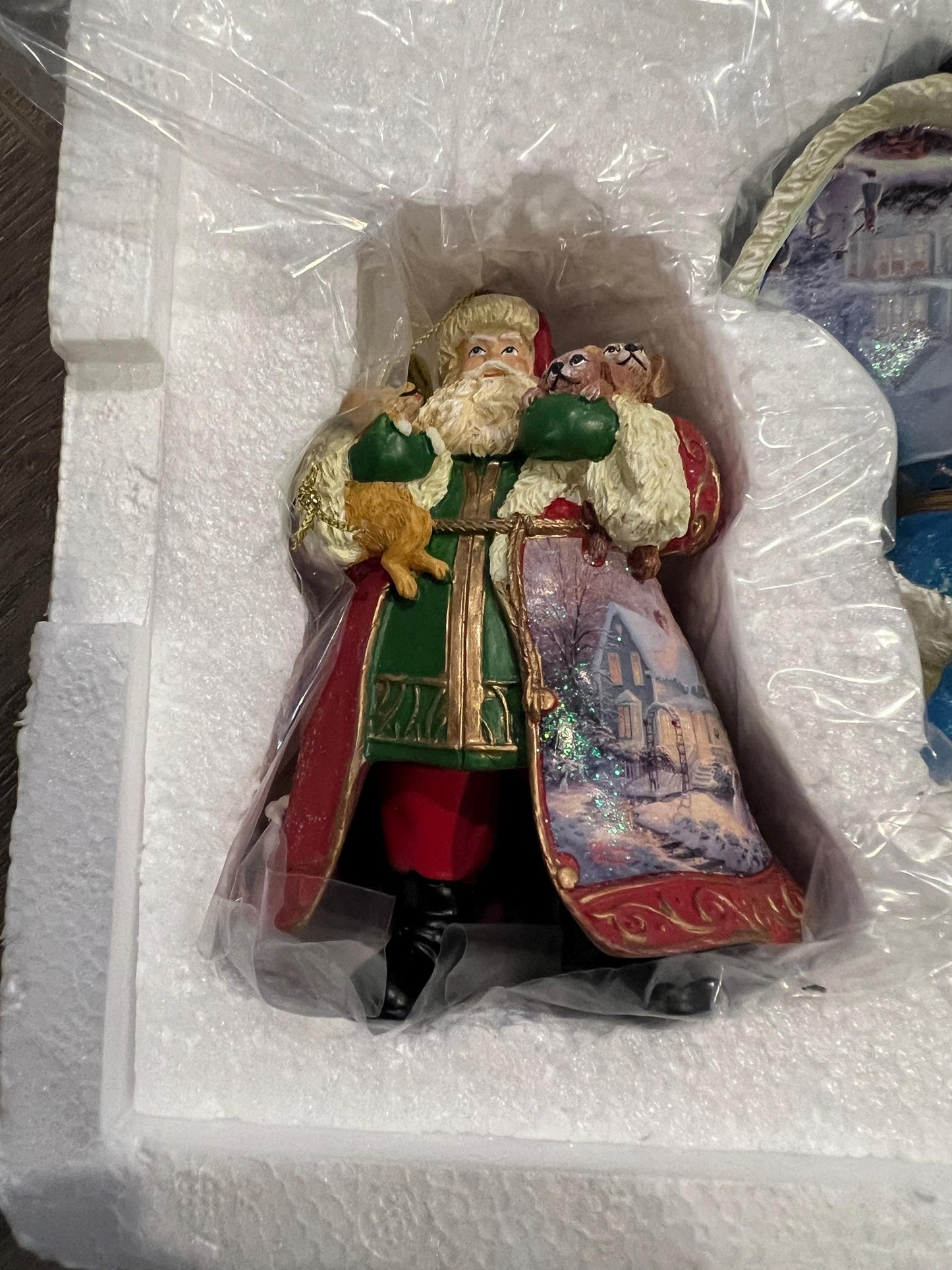 Thomas Kinkade Santa Ornaments, Collections 7, 32, 40, 41