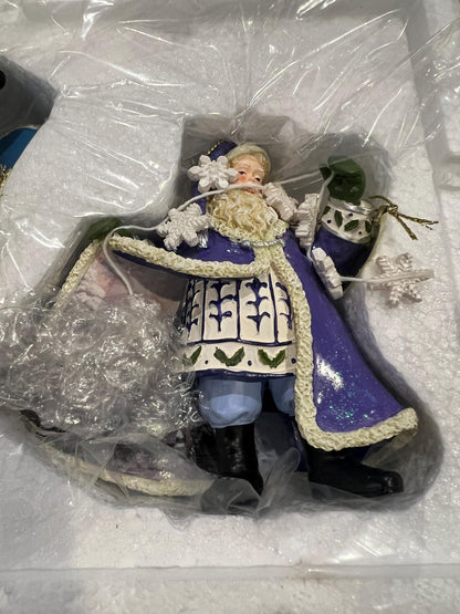 Thomas Kinkade Santa Ornaments, Collections 7, 32, 40, 41