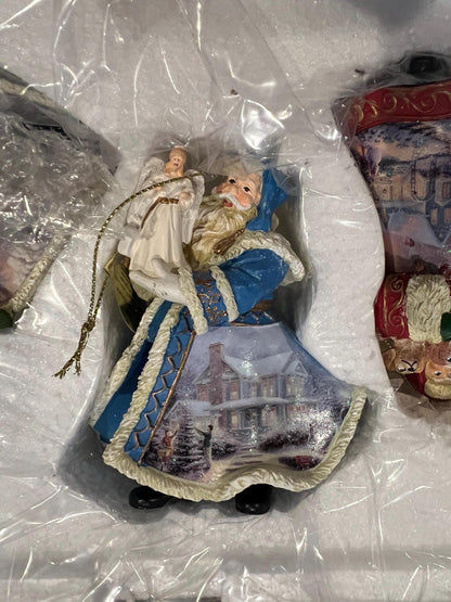 Thomas Kinkade Santa Ornaments, Collections 7, 32, 40, 41