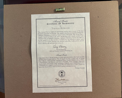 Thomas Kinkade Prints with CoA
