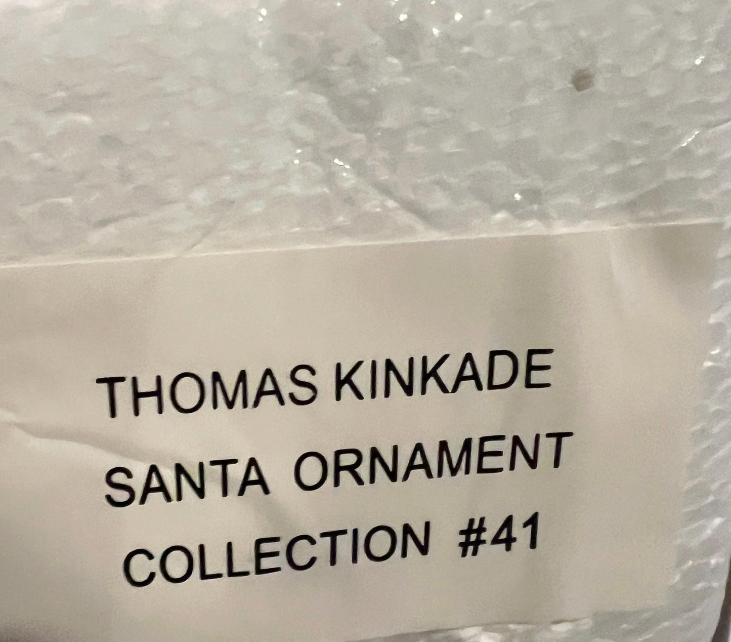Thomas Kinkade Santa Ornaments, Collections 7, 32, 40, 41