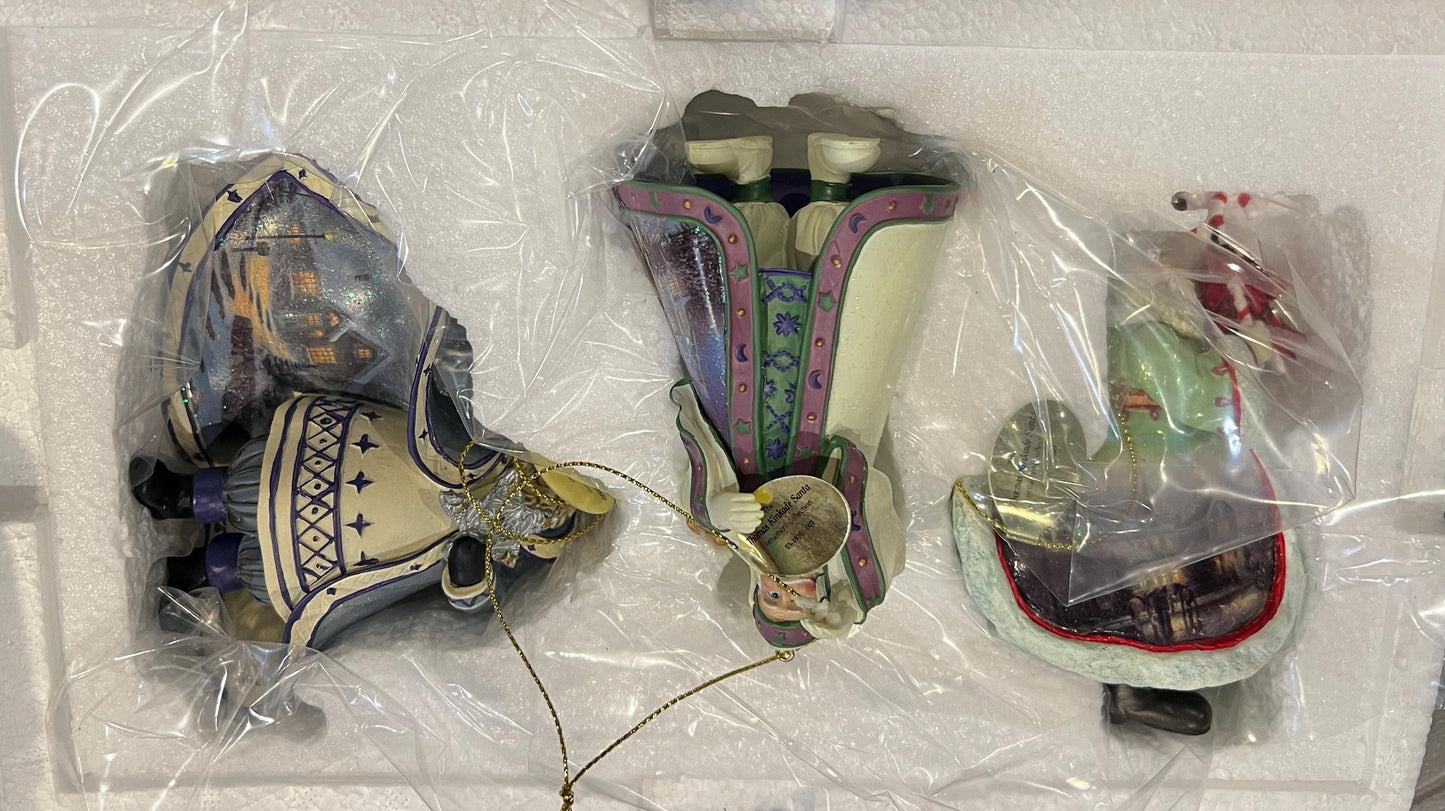 Thomas Kinkade Santa Ornaments, Collections 7, 32, 40, 41