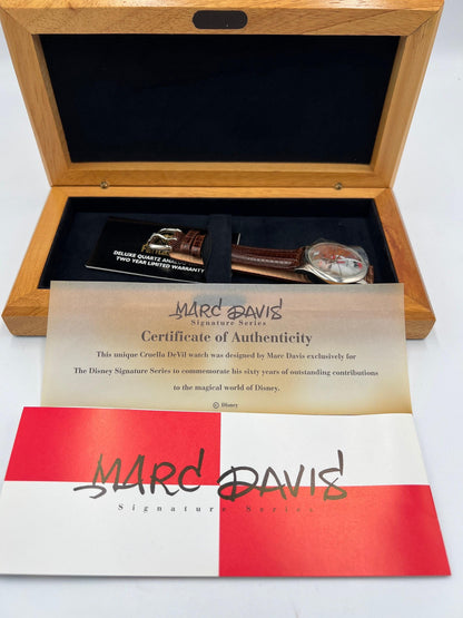 Marc Davis Disney Watch Cruella DeVil Limited Edition