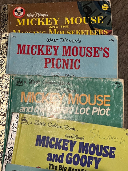 12 DISNEY Books for Kids Mickey Mouse