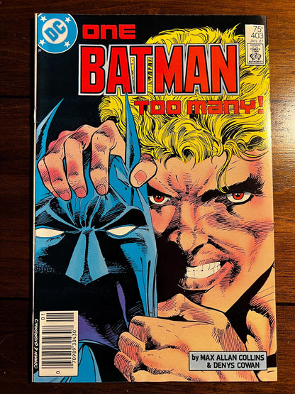 Batman 1987 Comic Lot (8 Issues #403–414) – Post-Crisis DC Copper Age Run