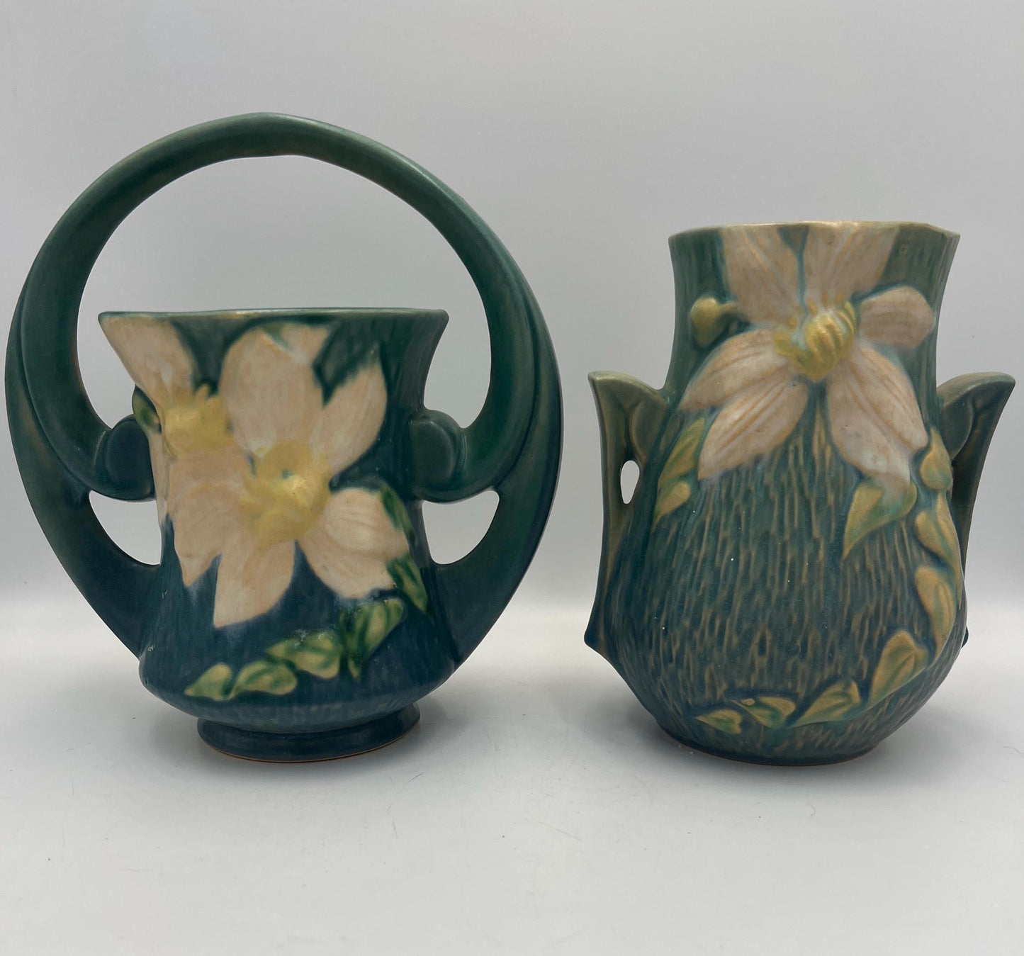 Roseville Clematis Vases Vintage - Your Choice