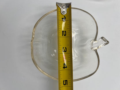 Vintage Hazel Atlas Clear Apple Themed Serving Set