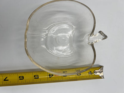 Vintage Hazel Atlas Clear Apple Themed Serving Set
