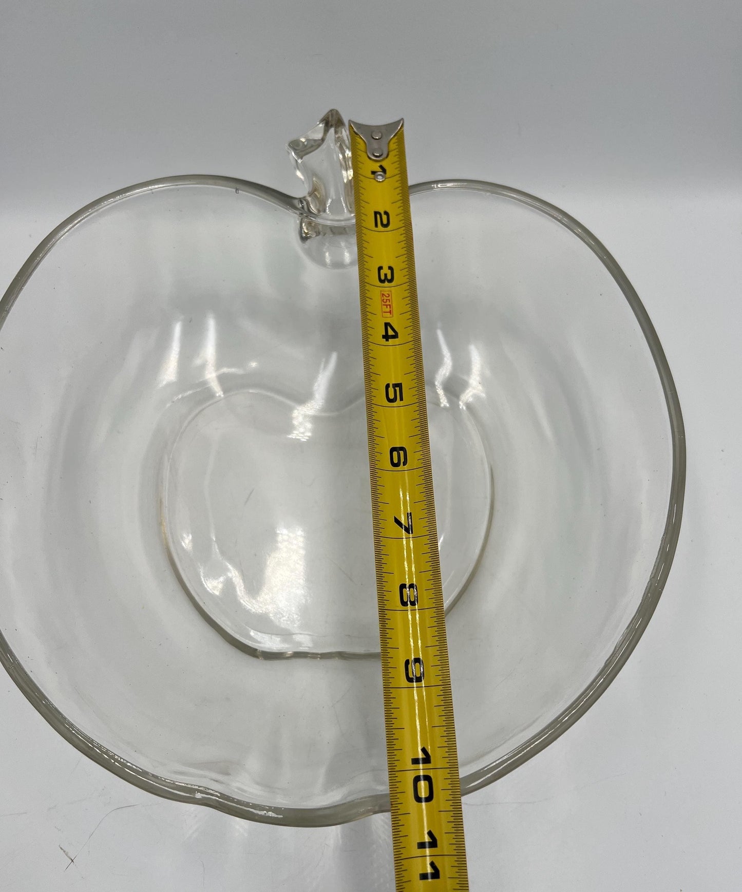 Vintage Hazel Atlas Clear Apple Themed Serving Set