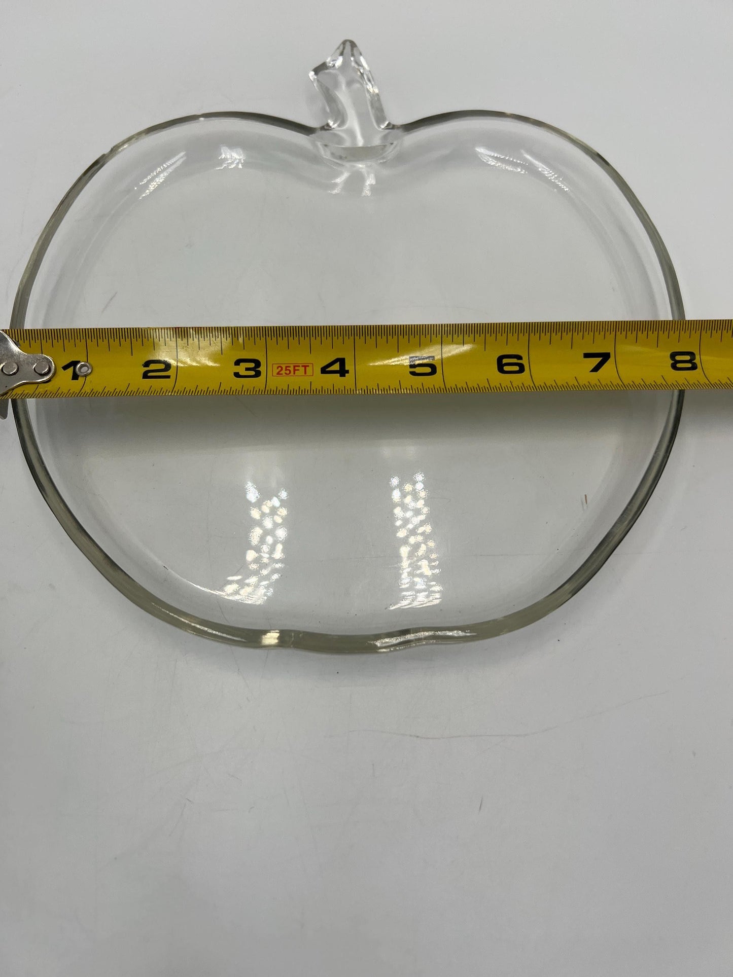 Vintage Hazel Atlas Clear Apple Themed Serving Set